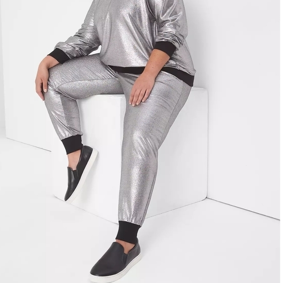 NWT LIVI BY LANE BRYANT SHINE JOGGER $69 - Picture 4 of 10